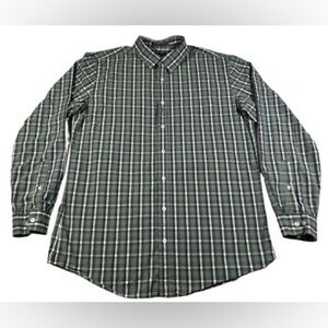 Eddie Bauer Green Casual Button Down Shirt